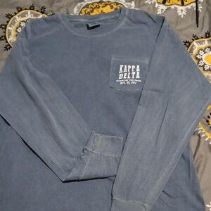 Comfort Colors Blue Long Sleeve Tee
